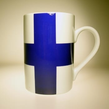 Flaggetasse Finnland