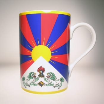 Flaggetasse Tibet