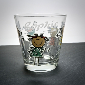 Kinderglas Best Friends "Girls"mit Namensgravur