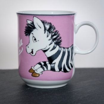 Kindertasse Zebra mit Gravur bestellen