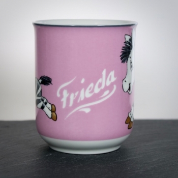 Kindertasse Zebra mit Namensgravur