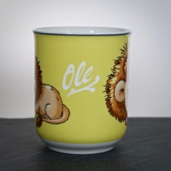 Kindertasse Löwe mit Namensgravur