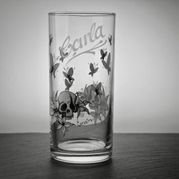 Trinkglas Pirat mit Namensgravur