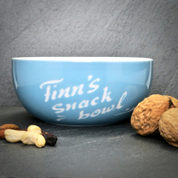 Müslischale Hellblau mit personalisierter Gravur