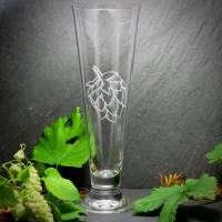 Bierglas 0,4 Liter mit Motivgravur