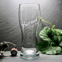 Bierglas Prag 0,4 Liter mit Namen gravieren lassen
