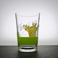 Kinderglas Giraffe mit Namensgravur