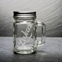 Schnapsglas 4cl mit Henkel und Decke