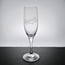 Sektglas Mondial Schott Zwiesel mit Namensgravur