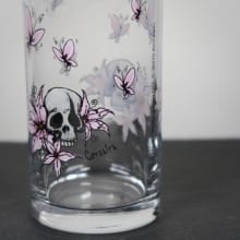 Trinkglas Pirat mit Namensgravur Detail